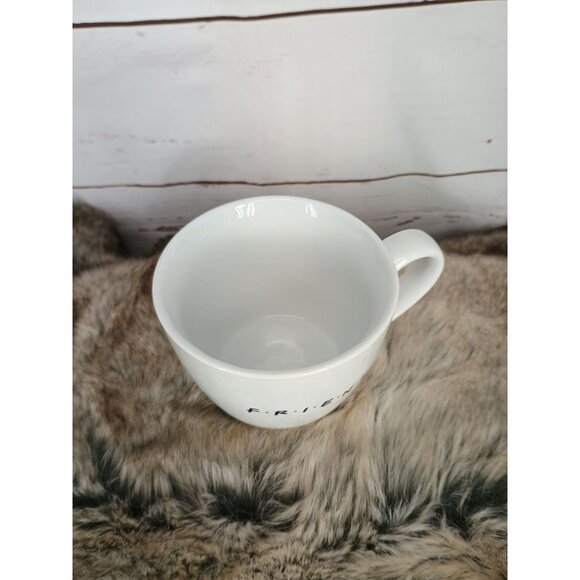 Friends Central Perk White Large Ceramic Big Cup Coffee Mug 24oz Cereal Bowl - Picture 3 of 4